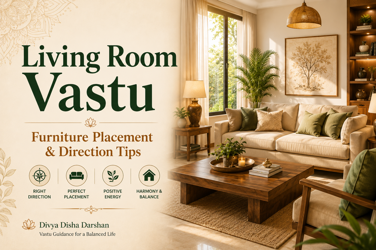Living Room Vastu Tips: Furniture Placement and Direction